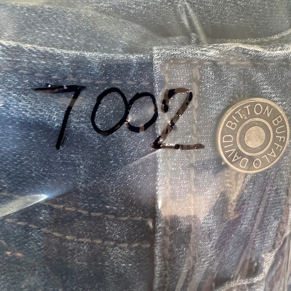 Buffalo David‎ Bitton Jackson Jeans Men 32x32 Blue Straight Stretch 35x32 Actual